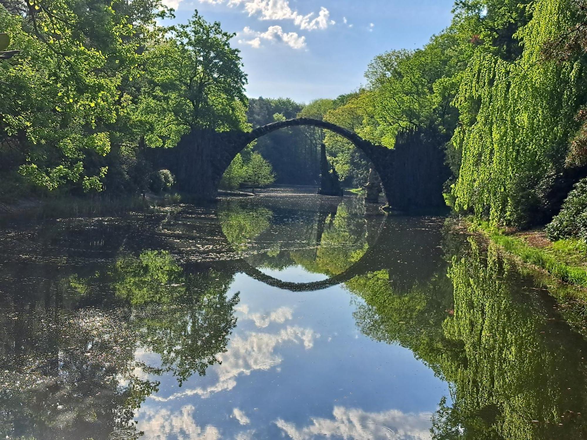 Ferienwohnung Am See Kromlau Buitenkant foto